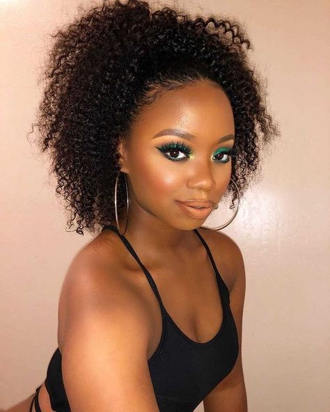 2024 Ponytail Hairstyles, Short Curly Weave Hairstyles Black Women, Curly Drawstring Ponytail Hairstyles, Quick Ponytail Hairstyles Black Hair, Puff Ponytail Hairstyles, Curly Weave Ponytail Hairstyles, Drawstring Ponytail Hairstyles, Curly Ponytail Black Women, Curly Ponytail Hairstyles