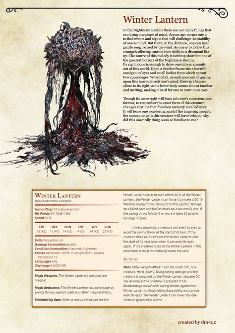 Bloodborne Beast, Winter Lantern, Guerriero Samurai, Monster Manual, Dnd Stats, Dnd Races, Dnd Classes, Dungeon Master's Guide, Dungeons And Dragons 5e