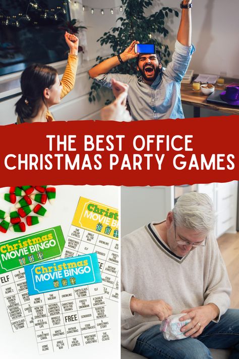 Holiday Group Games For Adults, Games For Staff Christmas Party, Coworker Christmas Party Ideas, Staff Holiday Party Ideas Fun Games, Holiday Game For Work, Christmas Party Games For Office Parties, Christmas Party Games For Office, Holiday Games For Work Christmas Parties, Christmas Party Games At A Restaurant