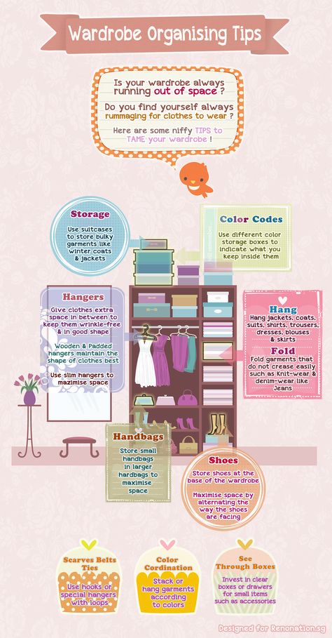 Organising Tips, How To Organize Your Closet, Dress Room, Organize Your Closet, Diy Organizer, Closet Hacks, Organizational Ideas, Wardrobe Organisation, Organisation Hacks