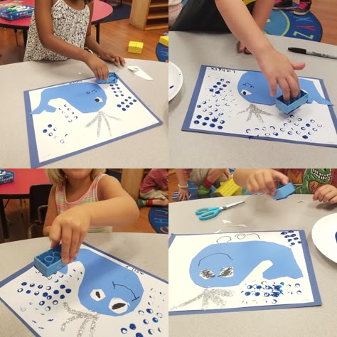 Preschool whale craft for ocean theme. 🐳 🌊 Easy Whale Craft, Whale Craft Kindergarten, Preschool Whale Craft, Whale Art Preschool, Whale Preschool Activities, Whale Craft Preschool, Whale Activities For Preschool, Whale Crafts For Preschool, Sea Animals Activities For Preschool