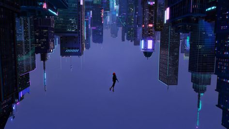 #Spider-Man Spider-Man: Into the Spider-Verse #superhero #1080P #wallpaper #hdwallpaper #desktop Monalisa Wallpaper, Screenshot Redraw, Desktop Background Images, Into The Spider Verse, Computer Wallpaper Desktop Wallpapers, City At Night, Desktop Wallpaper Art, Verses Wallpaper, Superhero Wallpaper