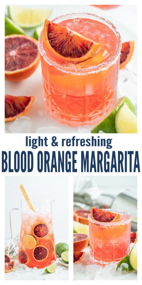 Tangerine Tequila Cocktail, Cool Margarita Recipes, Blood Orange Coconut Margarita, Citrus Tequila Cocktails, Blood Orange Margarita Pitcher, Coconut Orange Mock Margarita, Coconut Blood Orange Margaritas, Agave Tequila Drinks, Orange Tequila Drinks