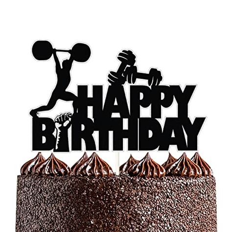 Gym Cake For Men, Cake Decor For Men, Sports Theme Party, Gym Cake, Cake Design For Men, Chocolate Cake Designs, Happy Birthday Cake, Kids Gift Guide, Happy Birthday Cake Topper