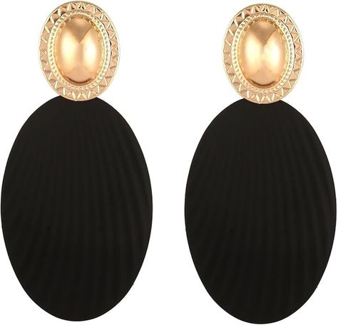 Amazon.com: ATIMIGO Black Large Metal Dangle Earrings Vintage Oversize Big Statement Earrings for Women: Clothing, Shoes & Jewelry Big Statement Earrings, Big Jewelry, Earrings Vintage, Jewelry For Women, Vintage Earrings, Statement Jewelry, Earrings For Women, Costume Jewelry, Statement Earrings