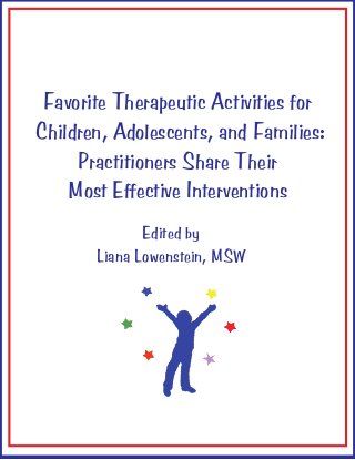 Family Therapy Activities, Therapy Decor, Play Therapy Activities, Adolescent Therapy, Counseling Techniques, Therapeutic Recreation, Therapy Activity, Play Therapy Techniques, Recreation Therapy