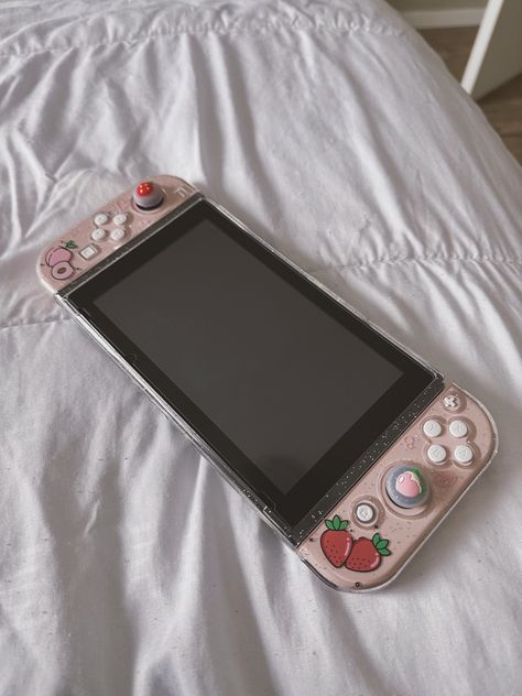 Pink joycons with white buttons Pink Joycons, Nintendo Switch Joycons, Pink Nintendo Switch, Switch Joycons, Nintendo Aesthetic, Switch Aesthetic, Tech Decor, Pink Nintendo, Girly Games