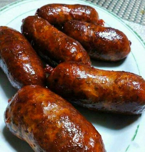 Garlic Longanisa ng Cabanatuan Longanisa Recipe, Filipino Ulam, Pinoy Dishes, Filipino Delicacies, Home Made Sausage, Sausage Making, Pork Belly Recipes, Filipino Dishes, Homemade Sausage