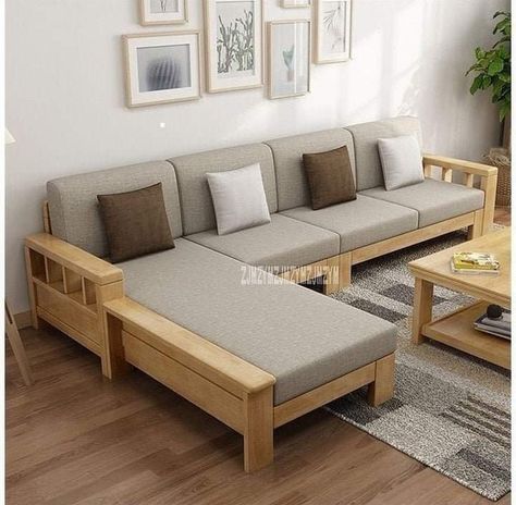 Wooden Furniture Living Room, Sofa Drawing Room, Furniture Sets Design, Sofa Drawing, Sofa Design Wood, Furnitur Ruang Keluarga, Shape Sofa, Wooden Sofa Set Designs, Recliner Couch