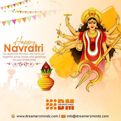 May this Navratri fill your life with the colors of happiness and prosperity. Wishing you and your family a very Happy Navratri.❤️ #ChaitraNavratra #NavratriSpecial #NavDurga #MaaDurga #HappyNavratri2023 #NavratriSpecial #festivals #HinduFestival #dreamerzmindz Navratri Creative, Happy Navratri, Navratri Special, Hindu Festivals, Durga Maa, Very Happy, Digital Marketing, First Love, Festival