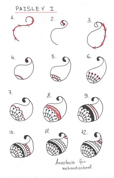 Design To Draw, Doodling Tutorial, Henna Tutorial, Indian Mehndi, Zen Tangles, Beginner Henna Designs, Arabic Henna, Design Pattern Art, Drawing Tutorials For Beginners