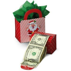 Happy Santa Money Dispenser & Gift Bag Set Reindeer Lollipop, Bluebonnet Field, Elf Kisses, Holiday Money, Creative Money Gifts, Christmas Game, Holiday Gift Bag, Kids Money, Christmas Money