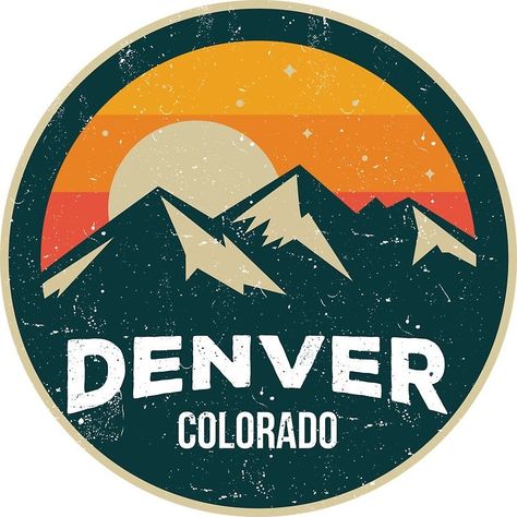 Retro Patches, Colorado Apartment, Mic Logo, Retro Patch, Airplane Window, Stickers Ideas, John Denver, Go West, Rental Homes