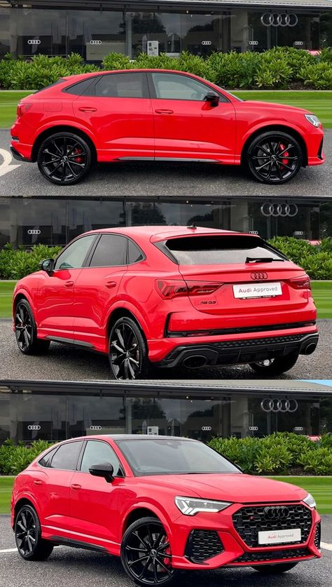 Audi Rsq3, Audi Rs 3, Red Audi, Audi Rs3, Audi Rs, Audi Q3, Carbon Black, Black Edition, My Dream Car