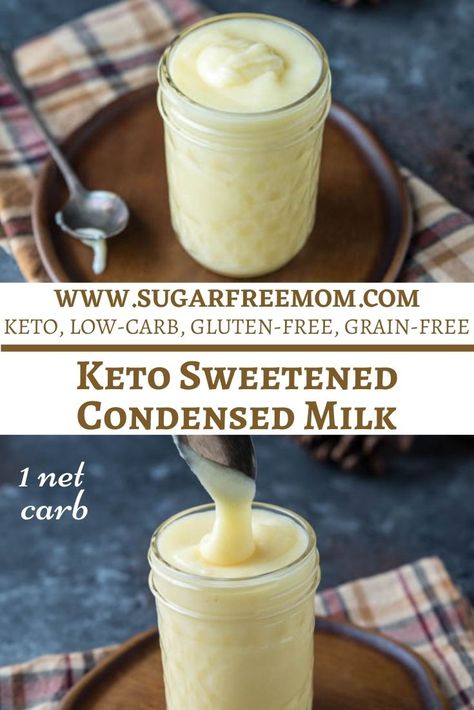 Sugar Free Keto Sweetened Condensed Milk Keto Evaporated Milk, Sugar Free Condensed Milk Recipes, Keto Condensed Milk Recipes, Keto Sweetened Condensed Milk, Sugar Free Sweetened Condensed Milk, Keto Condensed Milk, Keto Creamer, Sugar Free Condensed Milk, Keto Ingredients