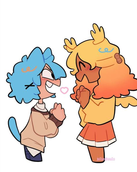 Awog Fanart, The Amazing World Of Gumball Fanart, Gumball X Penny, Tawog Art, Gumball Art, Tawog Fanart, Amazing Gumball, World Of Gumball, Cute Doodle Art