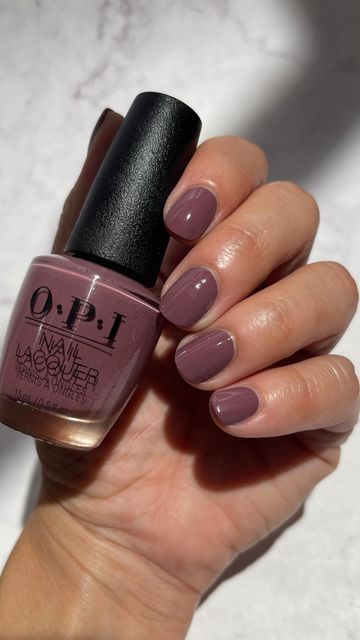 Larissa on Instagram: "“Claydreaming” by @opi shown at 1 coat 🥵😍 - this is probably one of my top 5 OPI polishes of all time. (Well ok, “of all time” is a rough claim because they have too many fabulous colors, but as of today at 3:36pm it’s one of my fav of all time😂) #opi #opiclaydreaming #fallnails #opinails #diynails"