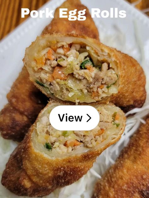 Lemon8 · Crispy Golden Pork Eggrolls · @Vierge Bake Turkey Wings Recipe, Chinese Egg Rolls, Egg Roll Filling, Baked Turkey Wings, Homemade Egg Rolls, Pork Egg Rolls, Turkey Wings, Wings Recipe, Sweet And Sour Sauce