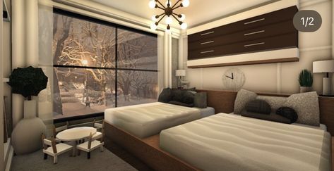 Modern Bedroom Interior Bloxburg, Suburban Bloxburg Bedroom, Bloxburg Music Studio, Bloxburg Cabin Bedroom, Hotel Room Design Bloxburg, Bloxburg Modern Mansion Interior, Bloxburg Fancy Living Room Ideas, Bloxburg House Ideas 2 Floor Layout Fall, Bloxburg Apartment Bedroom