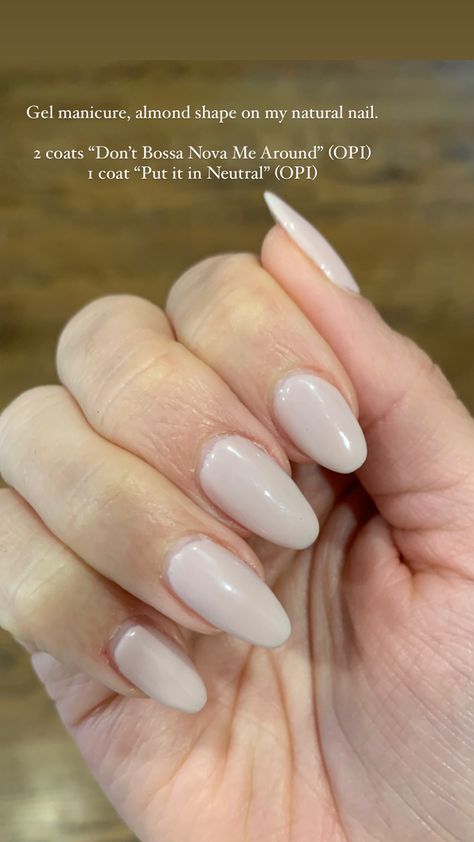 Put It In Neutral Almond Nails, Dont Bossa Nova Me Around Opi Dip, Opi Dont Bossa Nova Me Around Gel, Opi Bossa Nova Me Around, Put It In Neutral Opi Dip, Opi Put It In Neutral Almond Nails, Opi Dont Bossa Nova Me Around, Dont Bossa Nova Me Around Opi, Opi Don't Bossa Nova Me Around