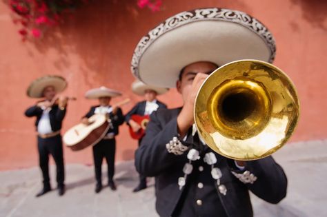 Close up of a Trumpet player in a Mariachi band Mariachi Outfit, Vicente Fernandez, Mariachi Band, Trumpet Players, Mexico Culture, Traditional Music, Mexican Culture, Music Concert, Mexican Art