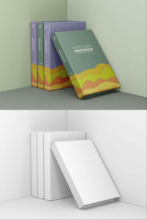 Book Mockup Template, Book Mockup Design, Book Mockup Free, 3d Crafts, Book Cover Mockup, Book Mockup, Design Mockup Free, Book Titles, Stationery Printing