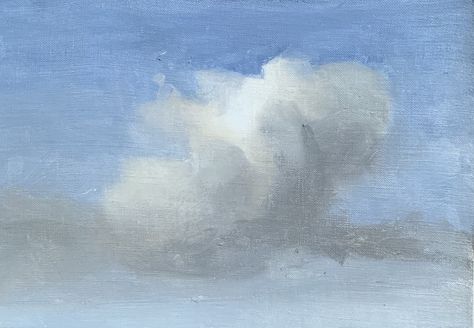 How to Paint Clouds - Art Studio Life Cloud Painting Acrylic, How To Paint Clouds, Oil Painting Basics, Oil Painting Lessons, Landscape Painting Tutorial, Oil Painting Tutorial, 강아지 그림, Oil Painting Techniques, Cloud Art