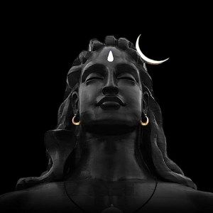 Lord Shiva, Shiva, Statue, Moon