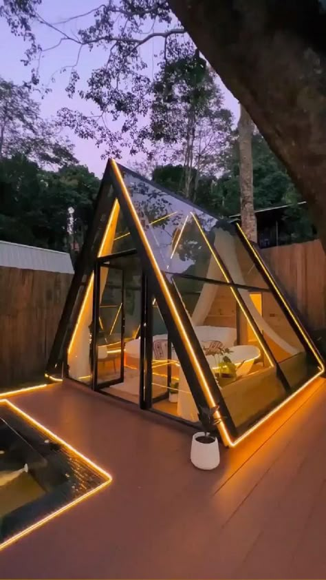 Tent Home, Attraction Money, A Frame House Plans, Luxury Tents, Law Of Attraction Money, A Frame House, Tiny House Cabin, Luxury Homes Dream Houses, Stand Design