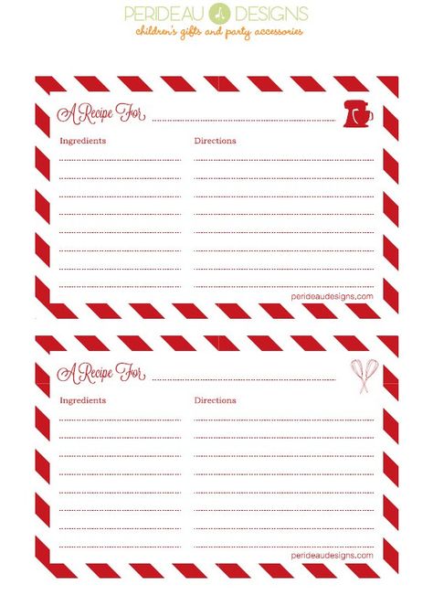 free printable recipe cards Recipe Printables, Printable Lables, Holiday Recipe Card, Recipes Cards, Christmas Recipe Cards, Recipe Printable, Recipe Cards Printable Free, Kitchen Printables, Recipe Card Template