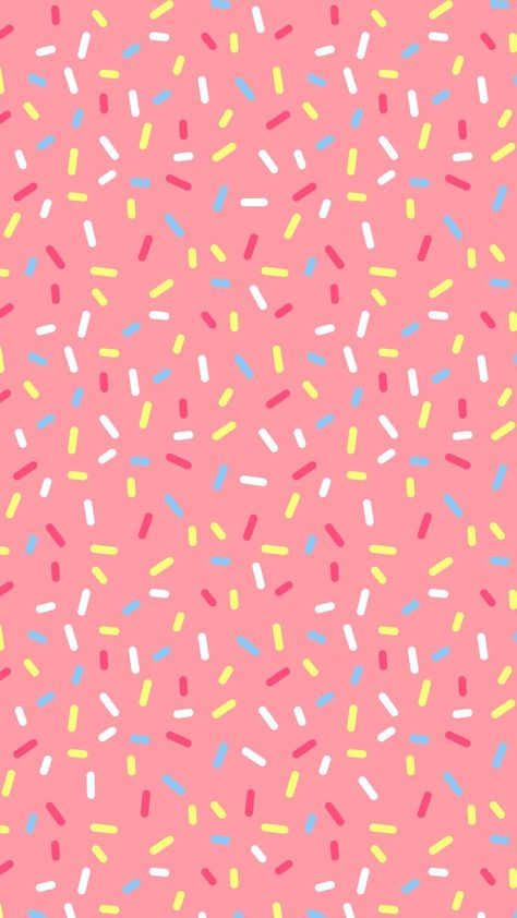 Pink Donut Sprinkles iPhone Wallpaper @PanPins Pink Background, Sprinkles, Pastel, Pink