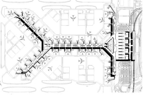 Arch2O-Chek Lap Kok Airport-04 Airport Plan, Foster And Partners, Hong Kong International Airport, Language Centers, Airport Design, Foster Partners, Norman Foster, The Foster, Urban Spaces