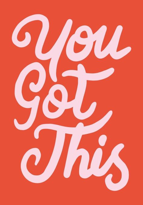 You Got This Brush Lettering Quote Hand Written Positive Affirmation Encouragement Card Hand Written Affirmations, You've Got This, You’ve Got This, You Got This Quotes Encouragement, You Got This, Hope Squad, You Got This Quotes, Nursing Quotes, Brush Lettering Quotes