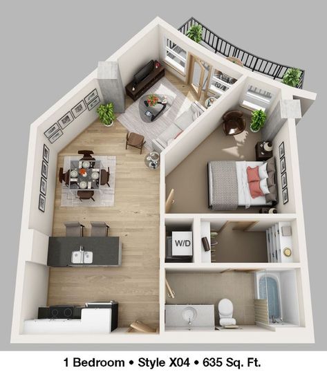 Small Apartment Interior, House Floor Design, Small Apartment Design, Apartment Floor Plans, Sims House Plans, House Layout Plans, Smart Home Design, Small House Design Plans, Sims House Design