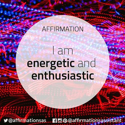 I am truly an energetic and enthusiastic person!!!!!!!!!!:) Happiness Motivation, Positive Mantras, Health Affirmations, Daily Mantra, I Am Affirmations, Morning Affirmations, Manifestation Board, Law Of Attraction Affirmations, Love Affirmations