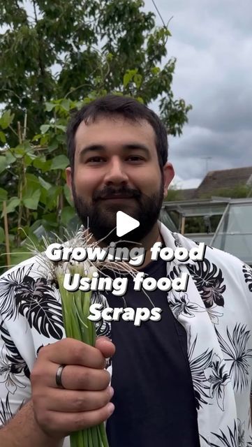 JoesGarden on Instagram: "Today we are back and I am showing you how you can use your food at home to grow even more food for free. It is worth noting that there are so many more ways you can grow food from scraps but these are a few of my favourites. Food prices are getting higher and higher each day, so why not try to grow your own. There are certain foods that can even be grown by simply replaying the old scraps and letting them regrow. It is worth noting that some scraps when regrown will not really be edible, a great example of this is lettuce and carrots. While you can regrow both by planting the ends, for lettuce you will grow a sour bolted lettuce that in my opinion is not tasty, and for carrots you will grow the foliage not the root. Another really cool food you can grow fro Cool Food, Food F, Grow Food, Food At Home, Planting Ideas, Green Stuff, Farm Ideas, Food Scraps, Grow Bags