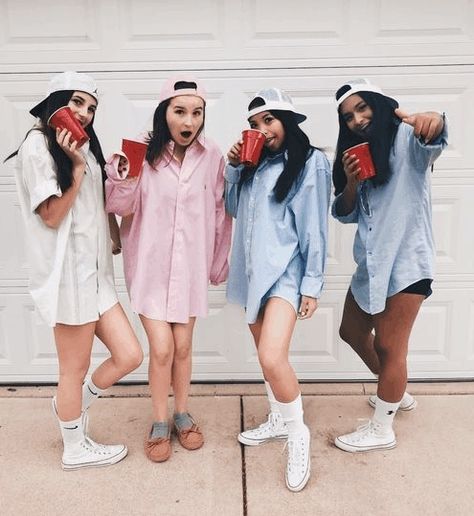 79 Award-Winning Group Halloween Costumes for girls 2020 Halloween Costume Teenage Girl, Funny Group Halloween Costumes, Halloween Costume Couple, Girl Group Halloween Costumes, Teenage Halloween Costumes, Best Group Halloween Costumes, Cute Group Halloween Costumes, Bff Halloween Costumes