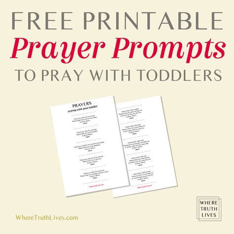 Prayer Prompts For Kids, Sample Prayer, Prayer Prompts, Childrens Prayer, Printable Prayers, Bible Verses For Kids, Prayers For Children, Pray For Us, Bible School