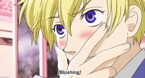 Ouran High School Host Club Blush GIF - OuranHighSchoolHostClub Blush Shy - Discover & Share GIFs An Anime, High School, Gif, Hair, Anime