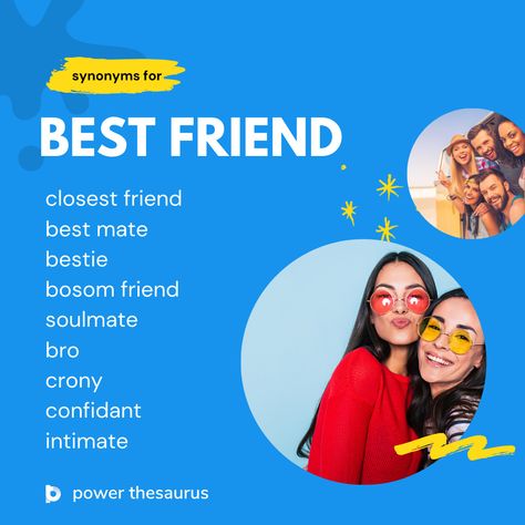 Power Thesaurus on Instagram: “Best friend: the one you can only get mad at for a short period, because you have important stuff to tell them. ⠀ #LearningEnglish…” New Vocabulary Words, Best Mate, Lyrics Wallpaper, Learn English Vocabulary, Song Lyrics Wallpaper, Writing Words, English Study, Vocabulary Words, English Vocabulary