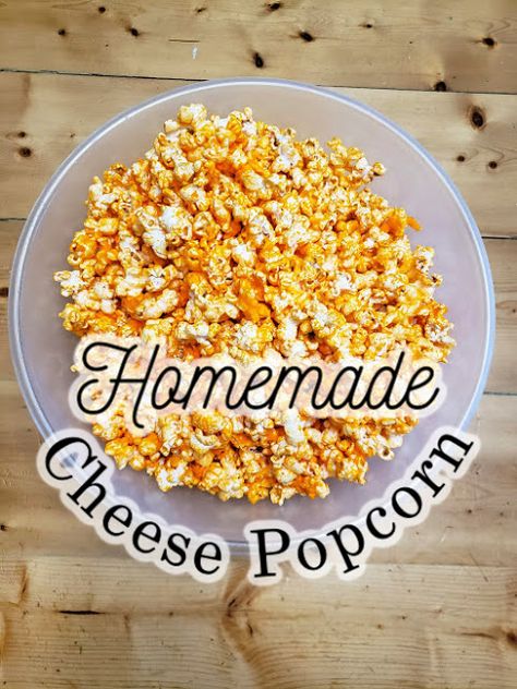 THE REHOMESTEADERS: Homemade Cheese Popcorn