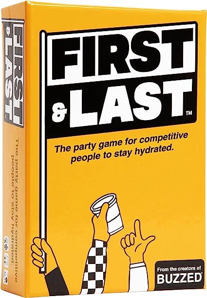 Amazon.com: First & Last by Buzzed - The Competitive Drinking Game for Pool Parties That Will Keep You Hydrated, Summer Drinking Games : Toys & Games Adult Pool Party Games, Drinking Games For Adults, Eclipse Games, Adult Drinking Games, Pool Party Adults, Summer Party Games, Pool Party Games, Game For Adults, What Do You Meme