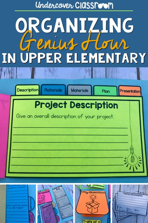 Genius Hour Elementary, Learning Log, Genius Hour, Library Science, How To Organize, Upper Elementary, Classroom Organization, Presentation, Education