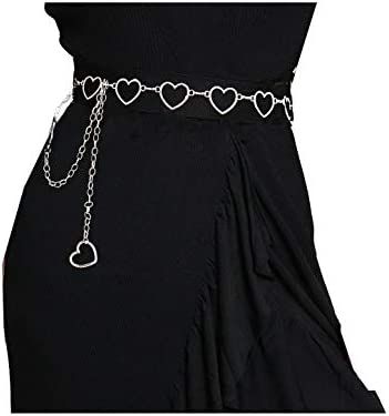 Althrorry 40 Inch Waist Chain Body Chain for Women, Alloy Classic Love Heart Tassel Waist Chain Belt Body Belly Chain for Dress Pants (Heart-S) : Amazon.com.au: Clothing, Shoes & Accessories Heart Waist Chain, My Melody Outfit, Rhinestone Fishnet Tights, Belt For Dress, Waist Chain Belt, Nude Tights, Classic Love, Fishnet Top, Body Chains