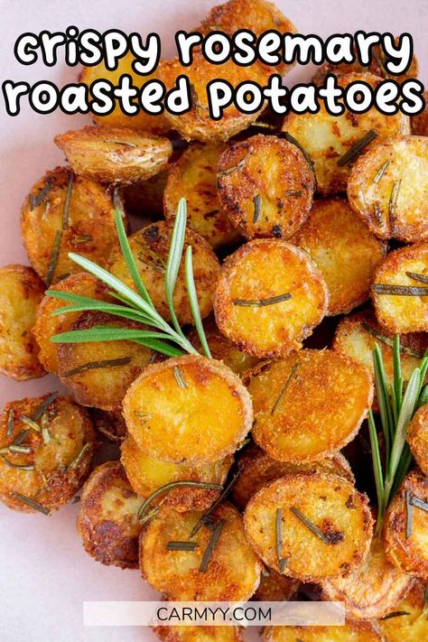 Easter Roasted Potatoes, Roasted Medley Potatoes, Crispy Small Potatoes, Easter Potato Side Dishes, Herb Crusted Potatoes, Small Roasted Potatoes In Oven, Easter Potatoes, Crispy Oven Roasted Potatoes, Crispy Roasted Potatoes