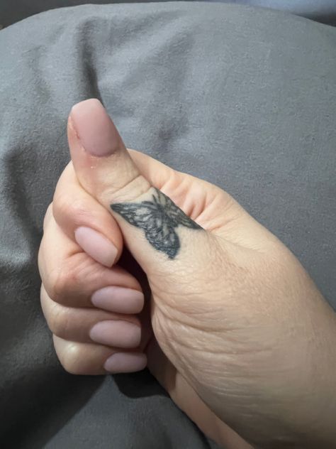 Put It In Neutral Nails, Thumb Tattoo, Thumb Tattoos, Neutral Nails, Rings For Men, Tattoos, Nails