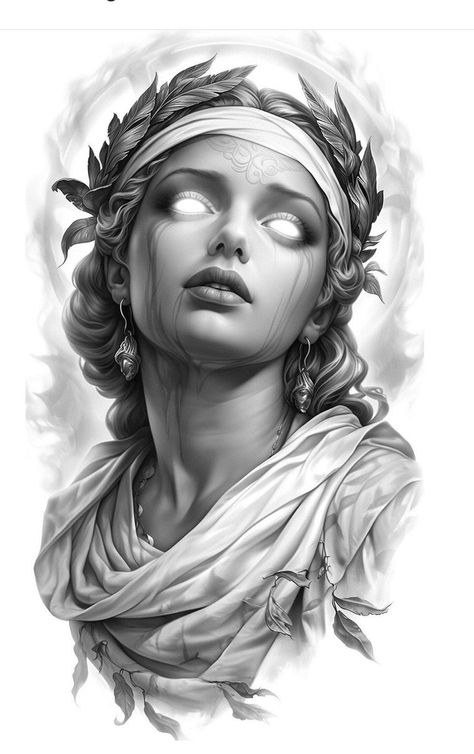 Medium Size Tattoo, Realism Tattoo Design, Process Tattoo, Athena Tattoo, Greek God Tattoo, Tattoo Tips, Medusa Tattoo Design, Realistic Tattoo Sleeve, Statue Tattoo