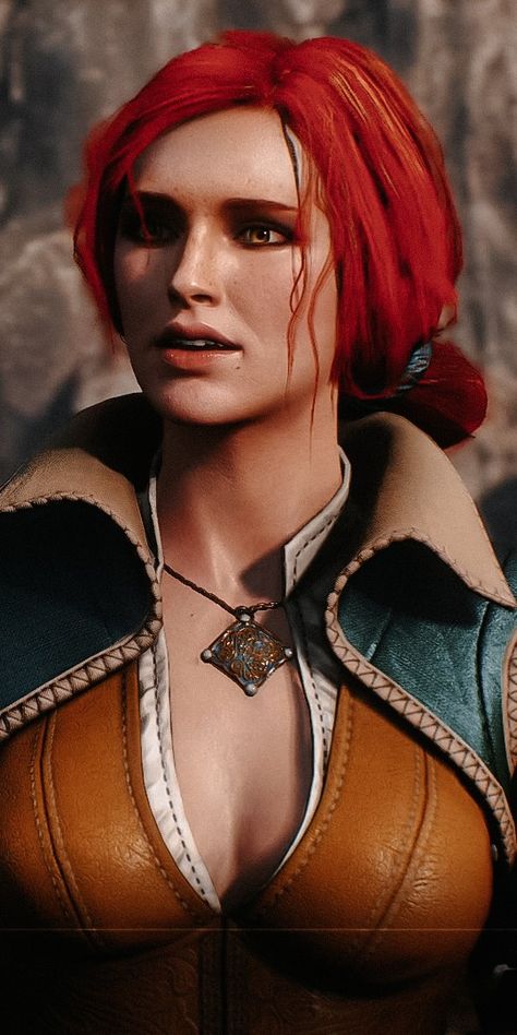 Triss Merigold Witcher 3, Witcher Characters, Witcher Triss, Cd Project, Witcher Geralt, The Witcher Wild Hunt, Anna Bell, Triss Merigold, The Witcher Geralt