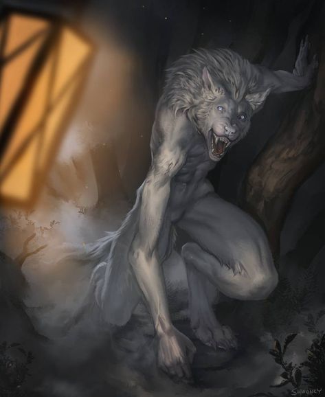 Werewolf Aesthetic, Fantasy Wolf, Spirit Animal Art, Werewolf Art, Vampires And Werewolves, Canine Art, Wolf Pictures, Anthro Art, Anime Wolf