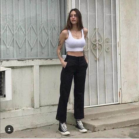 Dickies women Women Dickies Outfit, Dickies Outfit Women, Dickies Pants Outfits Women, Dickies Outfit, Skateboard Clothes, Dickies Women, Dickies Pants, Pinterest Fashion, Spring Summer Outfits